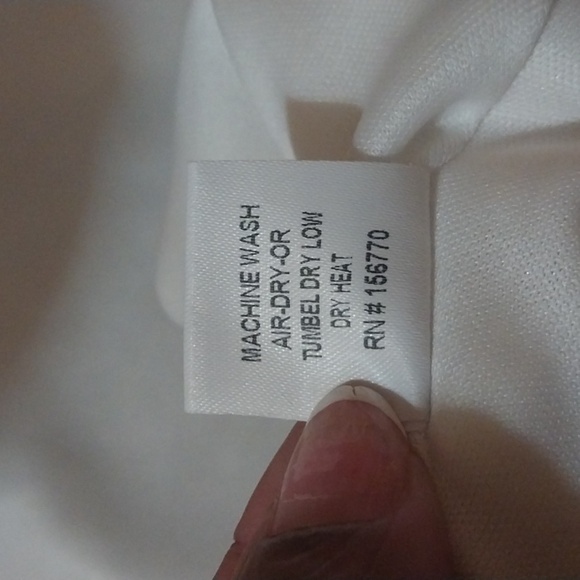 White Midi Dress with Floral Embroidery Size M - Picture 9 of 9